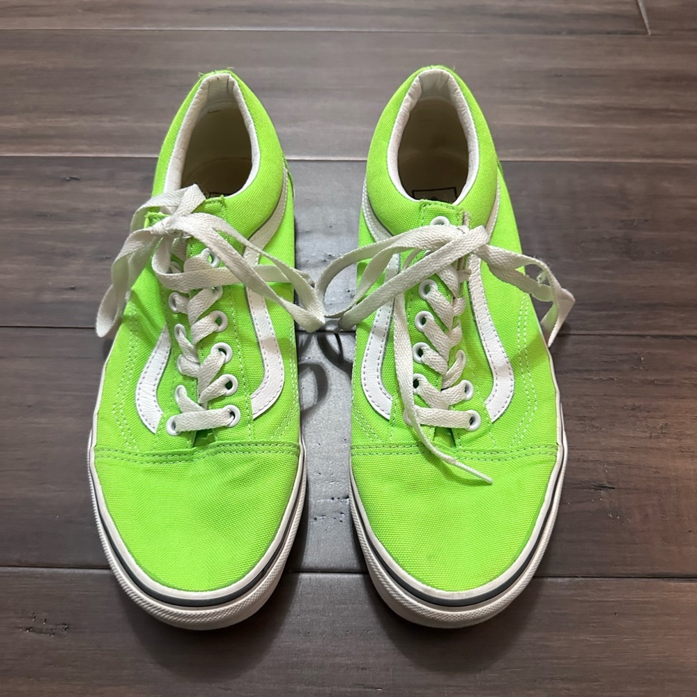 Vans Bright Green Athletic Sneakers